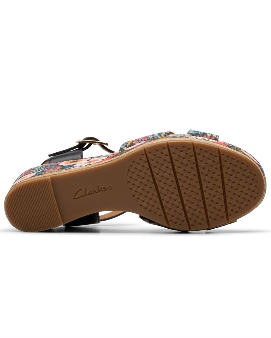 CHICLY FLORAL CLARKS SANDALE TALON HAUT - Image 4